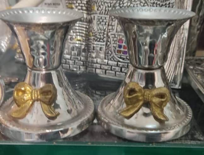 זוג פמוטי ניקל מרוקע 7 סמ