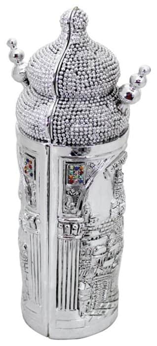 ספר תורה ספרדי מהודר לילדים מפולירייזן מוכסף משובץ 89535