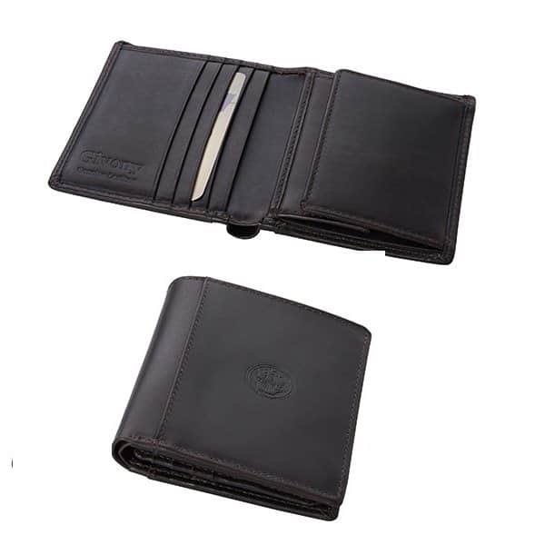 ארנק עור תא למתבעות gv4437-7 חום כהה GIVONY