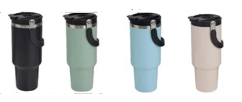 ספל תרמי ענק ג'מבו נירוסטה 5297 עם ידית 1.2ליטר