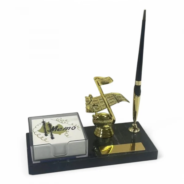 מעמד שולחני שיש מהודר תווי נגינה MN1394