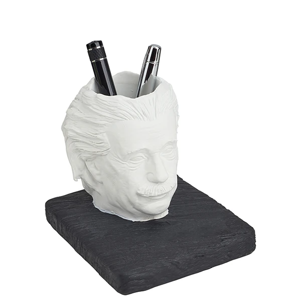 מעמד שולחני מהודר איינשטיין כוס לעטים בצורת ראש 5309