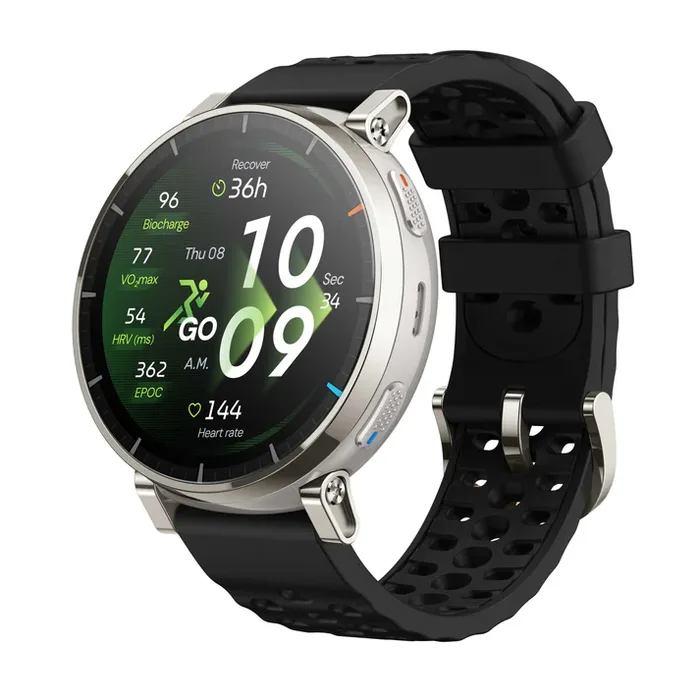 שעון יד חכם APEX SILVER AMAZFIT ACTIVE 3 PREMIUM שחור או כחול