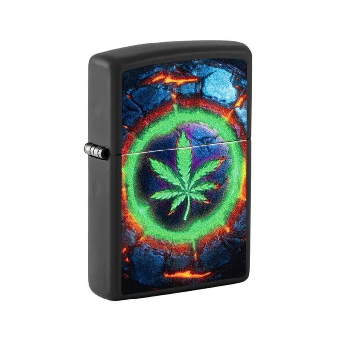 מצת זיפו עלה ירוק לאבה Lava Leaf ZIPPO 347216