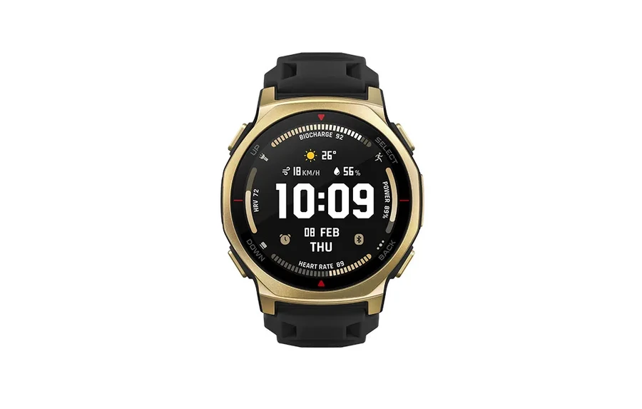 שעון חכם T-Rex 3 Pro 44mm Black Go שחור זהב AMAZFIT