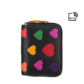 ארנק לבבות קומפקטי בעל הגנת RFID - דגם Desire