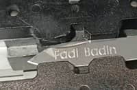 חריטה על הלהב לדוגמה בלבד