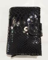 ארנק נשלף כפול עמיאל מיוחד שחור מבריק