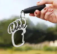 מחזיק מפתחות רגל גדולה .304st מגניב