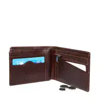 ארנק מעור לגבר עם חלון שקוף 20513BR