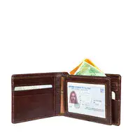 ארנק מעור לגבר עם חלון שקוף 20513BR