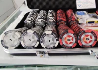 מזוודה ערכת פוקר מקצועית 500 צ'יפים 5098 Poker Pro