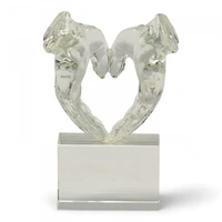 פסל ידי אהבה קריסטל לחריטה 7417104