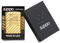 מצת זיפו 49075 VINTAGE BOX 360 מוזהב ZIPPO