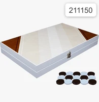 משחק שש בש 211150 דמוי עור חום יוקרתי