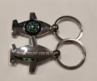 מחזיק מפתחות צורת מטוס ודמוי מצפן 97568