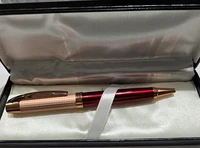 עט כדורי מתכת NY-10624 יוקרתי NAVY רוזגולד