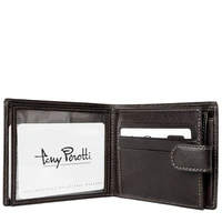 ארנק עור לגבר 205161 TONY PEROTTI שחור