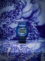 שעון יד דיגיטלי מהדורה מוגבלת עיצוב פורצלן G-SHOCK DW5600BWP2D