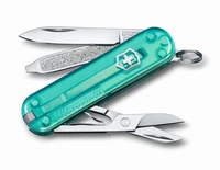 ויקטורינוקס קלאסי קטן VICTORINOX ירוק שקוף 0.6223.T24G