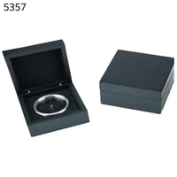 מצפן מתכת מהודר 75ממ במארז עץ גדול דגם 5357