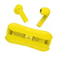 אוזניות איכותיות אלחוטיות Bluetooth קומפקטיות, סאונד סטריאו איכותי 5313 YOOKIE Pea Pod