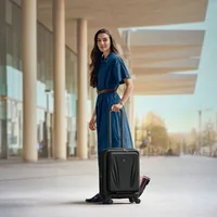 מזוודת טרולי Skyon שחור- וונגר 653563 WENGER