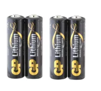 4 סוללות (Lithium) ליתיום AA 1.5V C2 GP תוקף עד 2032