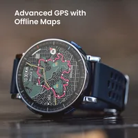 שעון יד חכם APEX SILVER AMAZFIT ACTIVE 3 PREMIUM שחור או כחול