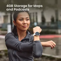 שעון יד חכם APEX SILVER AMAZFIT ACTIVE 3 PREMIUM שחור או כחול