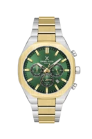 שעון יד אנלוגי Daniel Klein Exclusive DK.1.14415-6 ירוק זהב וכסף