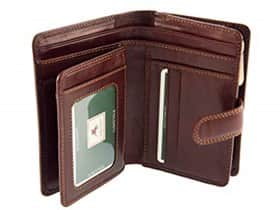 ארנק לאישה חום גדול VISCONTI MZ11 2