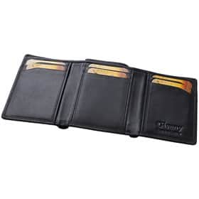 ארנק עור לגבר תא לשטרות ו-6 תאים לכרטיסים גבעוני Gv2719-1
