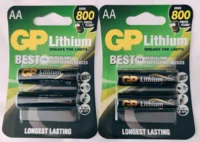 4 סוללות (Lithium) ליתיום AA 1.5V C2 GP תוקף עד 2032